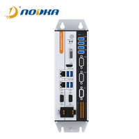 Mini PC sans ventilateur Core i5 Mini PC industriel intégré Ordinateur Dual Lan 4COM Port Nuc Dual LAN WIN 10 HD Mini PC