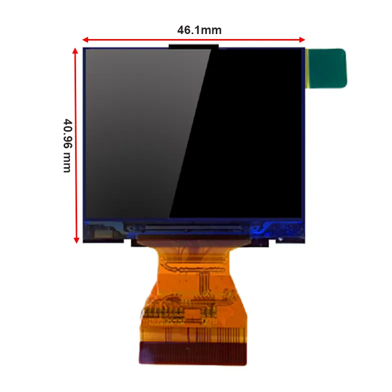 OEM ODM סדר אור שמש 2 אינץ 320x240 Tft Lcd RGB ממשק 4:3 כיכר LCD מודול
