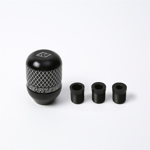 M8/M10/M12 UNIVERSAL ALUMINUM RACING MANUAL 6-SPEED GEAR SHORT NETTED <strong>KNOB</strong> RED - Product Image 2