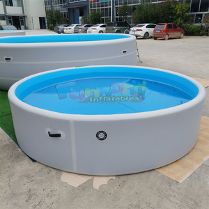 Piscine gonflable hors sol portable en tissu durable à structure drop-stitch, vente en gros - Product Image 5