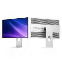 Moniteur de bureau professionnel Kuycon G27P 27 pouces 5K IPS avec écran miroir entièrement laminé et corps en alliage d'aluminium