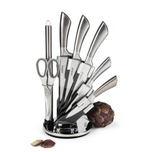 Set di coltelli Excelsa da 8 pezzi in acciaio inossidabile con forbici e affilatore - Product Image 1