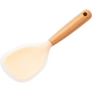 Espátula de Cocina de Silicona Colorida Personalizada con Mango de Madera Cómodo, Bajo MOQ, Antiadherente y Resistente al Calor para el Hogar - Product Image 1