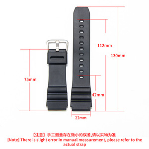 Adaptateur pour <span class=keywords><strong>Casio</strong></span> <span class=keywords><strong>G</strong></span>-<span class=keywords><strong>Shock</strong></span> MDV-106/107, bracelet de montre en caoutchouc MTP-VD01, accessoire de bracelet de montre de 22 mm pour hommes - Product Image 2