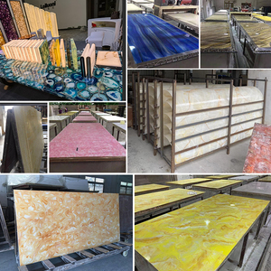 Losa de Ágata Grande de Piedra Translúcida Retroiluminada con Parte Superior de Piedra, de Alta Transmitancia y Tamaño Personalizado, para Barra de Bar - Product Image 6