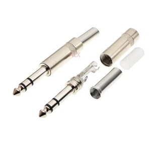 Connettore <span class=keywords><strong>Jack</strong></span> Audio Mono/<span class=keywords><strong>Stereo</strong></span> da 6,3 mm Maschio per Saldatura, Adattatore Metallico per Cuffie <span class=keywords><strong>Stereo</strong></span> 1/4 (6,35 mm) a 2/3 Poli - Product Image 6