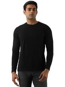 Camiseta de manga larga de secado rápido para hombre con estampado personalizado de alta calidad OEM, camiseta informal de algodón liso de secado rápido para Fitness - Product Image 4