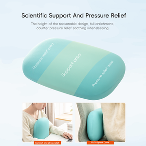 Bantal Peluk Multifungsi YUE RISE untuk Kantor & Rumah, Penyangga Leher Ergonomis untuk Meredakan Nyeri, Bantal Tidur Siang Busa Memori - Product Image 3