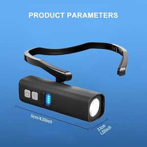 [Producto más vendido] Linterna ultraligera para el cuello con Bluetooth, recargable, ideal para leer. Aire libre. - Product Image 1