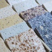Argile de carboneat de calcium naturelle haute pureté, type flocon de neige, granulométrie 20-40 mesh, pour terrazzo et sols époxy
