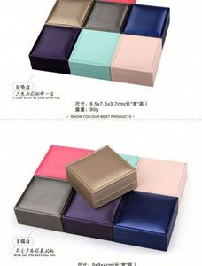 High Quality Stock Hot Selling Rectangle Jewelry Packaging <b>Box</b> <b>for</b> Pendant Necklace <b>Gifts</b> Luxury Engagement Wedding <b>Ring</b> Sets - Product Image 5