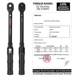 Wintuul, gran oferta, 3/8 "1/2" DR, llave dinamométrica mecánica de 210Nm, llave inglesa de trinquete de 76 dientes, juego de llaves dinamométricas calibradas - Product Image 3