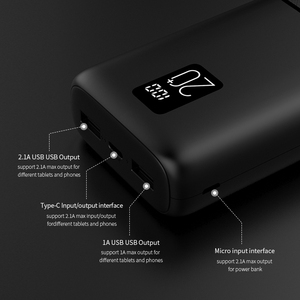 Banque d'alimentation numérique LCD originale <span class=keywords><strong>externe</strong></span> chargeur de <span class=keywords><strong>batterie</strong></span> polymère pour téléphone intelligent grande capacité <span class=keywords><strong>batterie</strong></span> <span class=keywords><strong>externe</strong></span> pour <span class=keywords><strong>ordinateur</strong></span> <span class=keywords><strong>portable</strong></span> 20000mah - Product Image 5