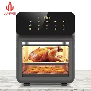 junwei electric air ovens kitchen Oiless chicken digital airfryers flier home appliance electric fritadeira small air fryer