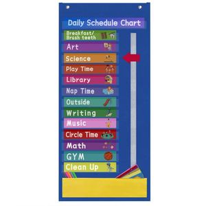 สินค้าขายดี กระดานแสดงเวลาแบบพกพา พร้อมลูกศรชี้ตำแหน่ง ตารางกำหนดการรายวัน - Product Image 2
