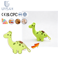 Porte-clés en peluche personnalisés UYEAH OEM/ODM, design unique, mini dinosaure, animal de dessin animé, jouet en peluche pour sacs et cadeaux