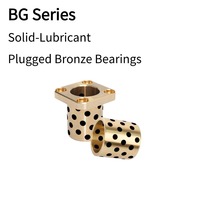 Lubricante Sólido Sin Aceite con Cojinete de Bronce Integrado -40 a 400 ° Placa de Desgaste de Alta Temperatura C para Maquinaria de Plástico para Grúas