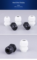 Connecteur de câble en polypropylène étanche IP68 M12 à M63 avec joint en silicone pour la protection des câbles extérieurs (vente en gros)