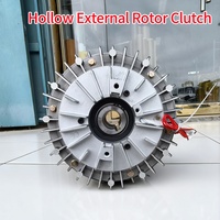 Embrayage à rotor externe creux industriel pour la synchronisation de la vitesse du cylindre et l'arrêt du démarrage en douceur.