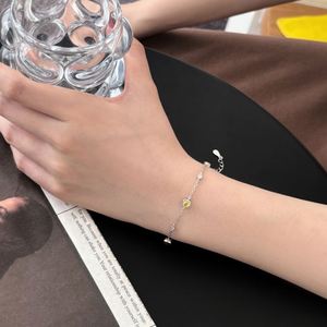 Bracelets en argent 925 avec pendentif en zircon cubique 5A, design simple et élégant, bijoux fins et tendance Dylam. - Product Image 5
