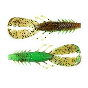 Leurre de pêche aux crevettes à paillettes du fabricant d'origine, griffes flexibles, vibration naturelle, matériel de pêche en eau douce - Product Image 1