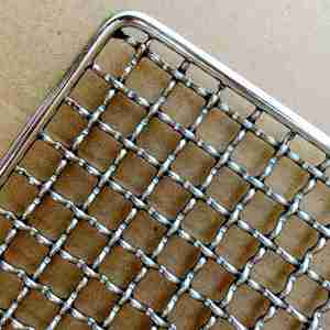 Malla de parrilla de barbacoa de acero inoxidable 304 de alta resistencia con kit de <span class=keywords><strong>asador</strong></span> de metal-Utensilios de cocina imprescindibles para parrillas - Product Image 5