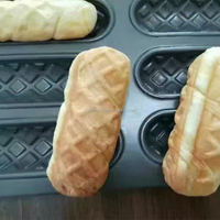 Prix usine Offre Spéciale Industriel Adapté Aux Besoins Du Client Matériel Importé Et revêtement Antiadhésif Professionnel Moule À Gaufre Cuisson