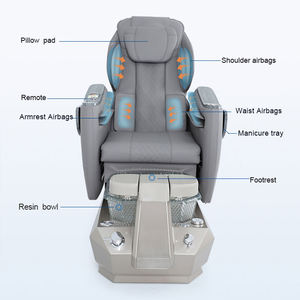 Nouveau modèle 2026 Kangmei : Mobilier de <span class=keywords><strong>salon</strong></span> de manucure personnalisé, fauteuil de pédicure professionnel de luxe moderne avec spa pour les pieds sans tuyauterie et massage par remous - Product Image 3