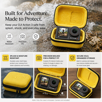 Kotak Perjalanan Kamera Aksi Tahan Air EVA Khusus untuk GoPro Hero 13, DJI Action 5 Pro, Insta360 Ace Pro 2, Organizer Anti Guncangan