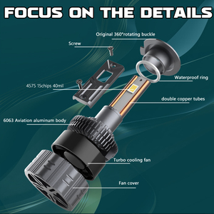 <span class=keywords><strong>Precio</strong></span> de Fábrica T8S 220w 22000lm Canbus Ready 4575 Chips LED H7 H1 HB3 HB4 9007 H13 9012 H4 Faros LED - Product Image 6