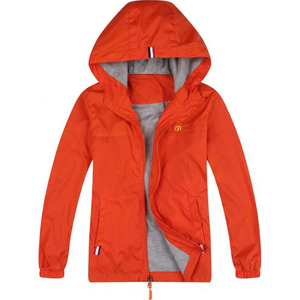 Unisex Custom LOGO Lightweight Windbreaker <b>Jacket</b> Casual Waterproof Polyester <b>Pullover</b> Front Solid Colour Regular Fit - Product Image 6