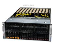 Untuk GPU SuperServer SYS-421GE-TNRT, 4U Rackmount, Dual soket E (LGA-4677), rak Server 4U, Server Computer