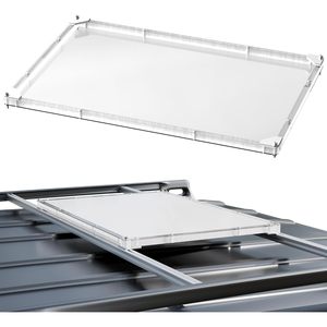 Housse de protection rigide Daiertek Starlink 25x16,5 pouces, rectangulaire, transparente, en plastique, étanche, pour l'extérieur des camping-cars - Product Image 1