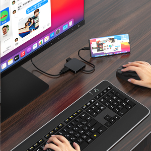 Loại C 4 Trong 1 USB3.0 5Gbps Docking Station Pd 100W Sạc Nhanh HDMI 4K 30Hz LED Chỉ Số Ánh Sáng Đa Chức Năng USB C <span class=keywords><strong>Hub</strong></span> - Product Image 5