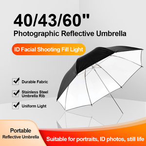 ร่มสะท้อนแสงพาราโบลาแบบพกพา สีดำ สำหรับแฟลชสตูดิโอ ใช้กับกล้องถ่ายภาพ - Product Image 2