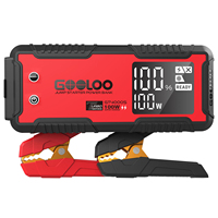 GOOLOO Portable GT4000S 4000Amp 99.2WH PD100W 12V Écran numérique étanche Démarreur de secours semi-robuste pour moteur diesel de camion