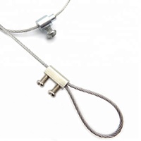 Accesorios de luz interior Cable de acero Cuerda de alambre de techo OEM para lámpara de iluminación LED