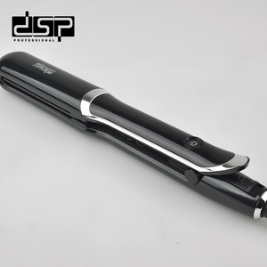 Plancha de pelo profesional Dsp, rizador de pelo de doble uso 10083, herramienta de peinado portátil para uso en dormitorios - Product Image 1