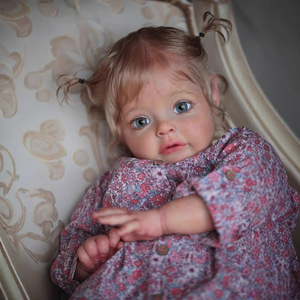 Bambola Reborn Realistica da 60CM, Bambina <span class=keywords><strong>Missy</strong></span> con Pelle 3D a Strati Multipli, Giocattolo in Silicone per Bambine - Product Image 1