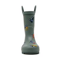 Bottes de pluie en caoutchouc naturel pour enfants, écologiques, souples, légères, imperméables, bottes Wellington pour tout-petits, garçons et filles, OEM