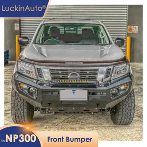 LuckinAuto Bumper depan untuk NISSAN NP300 bumper depan untuk Nissan Navara NP300 bumper depan baja bagian Upgrade