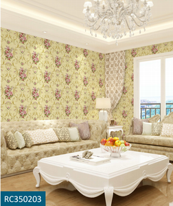 Rouleaux de <span class=keywords><strong>papier</strong></span> <span class=keywords><strong>peint</strong></span> floral 3D en PVC de conception supérieure de la Chine <span class=keywords><strong>2022</strong></span> Meilleur prix pour la maison et l'hôtel Moderne imperméable et ignifuge pour la <span class=keywords><strong>chambre</strong></span> <span class=keywords><strong>à</strong></span> <span class=keywords><strong>coucher</strong></span> - Product Image 2