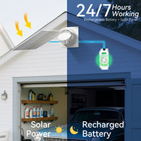 Ventilateur solaire SIWEIJIA 6 pouces IPX4 étanche blanc 4,8W 4000mAh pour poulailler, hangar, garage