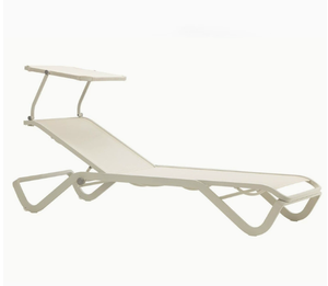 Silla de Descanso Moderna de <span class=keywords><strong>Aluminio</strong></span> Ajustable, <span class=keywords><strong>Tumbona</strong></span> de Plástico Resistente a la Intemperie para Exteriores, Playa, Terraza, Piscina - Tumbonas de Lujo - Product Image 6