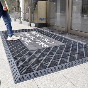 <span class=keywords><strong>Tapis</strong></span> de nettoyage de la neige pour allée moderne, antidérapant, extérieur, modulaire, en nylon, avec brosse - Product Image 2