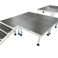 Scène de mariage modulaire portable en aluminium pour l'extérieur, structure de scène réglable en hauteur, podium de DJ portable, plateforme de scène pour événements, prix d'usine