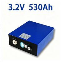 Nouvelle cellule prismatique au phosphate de fer et de lithium 3,2 V 530 Ah de qualité A à longue durée de vie pour système solaire, véhicule électrique, marine
