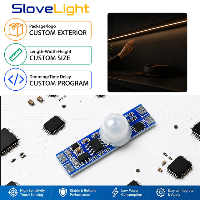 Wholesale PIR Motion Sensor Switch Module 3A 36W 72W IR Infrared Induction Body Sensor Detector Controller Switch for LED Light