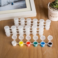 Peinture acrylique artistique 2ml/3ml/5ml/10ml Pot de peinture vide en bande
