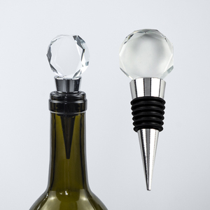 <span class=keywords><strong>Bouchon</strong></span> de bouteille de vin en verre cristal, pièces, pour vin créatifs, pour mariage ou anniversaire, vente en gros - Product Image 6